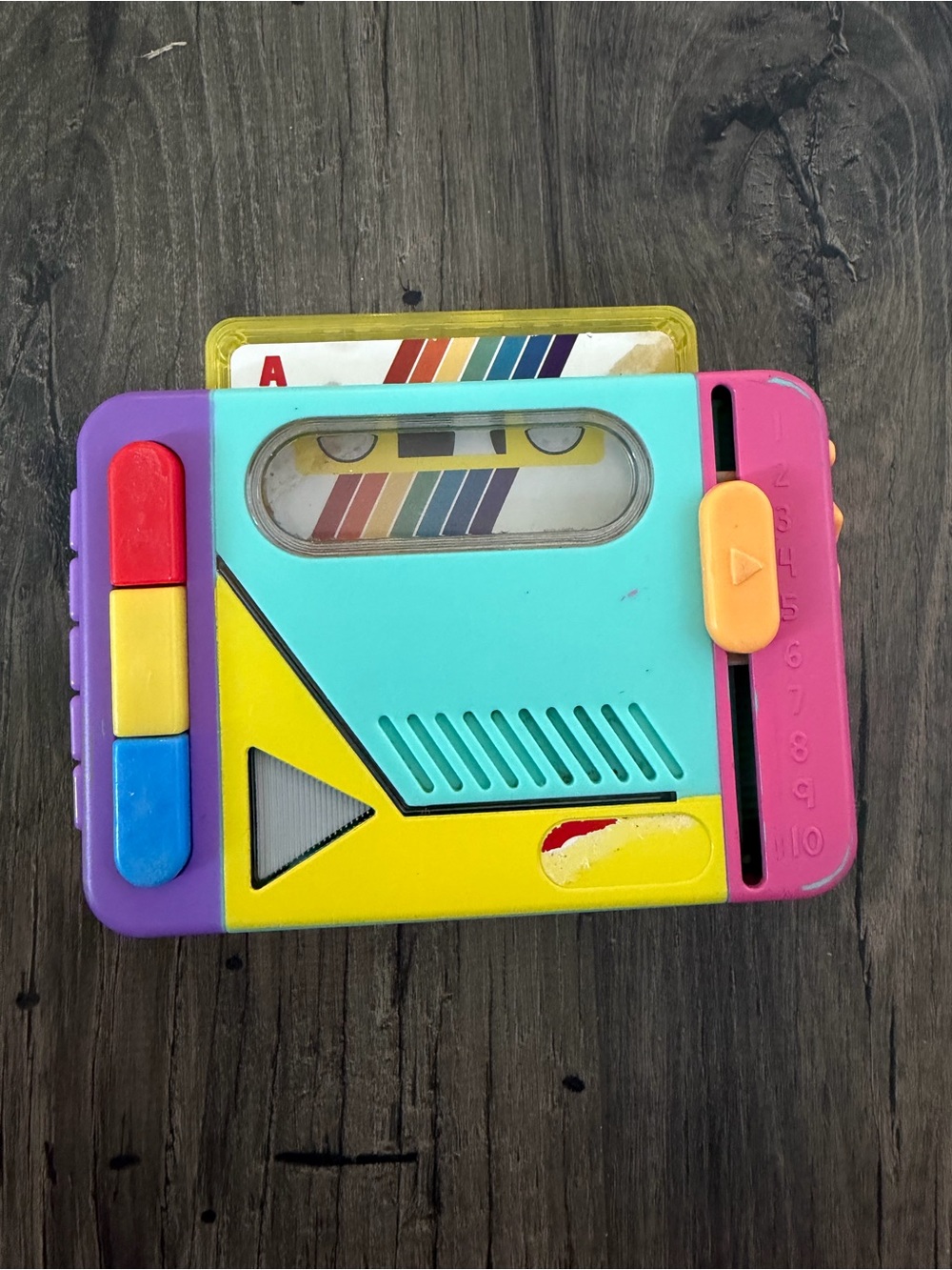 Kids Retro Toy Cassette Player - Multicolor